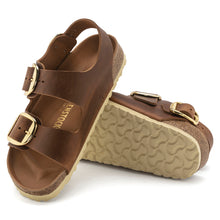 BIRKENSTOCK MILANO BIG BUCKLE LEATHER | COGNAC