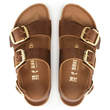 BIRKENSTOCK MILANO BIG BUCKLE LEATHER | COGNAC