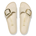 Load image into Gallery viewer, BIRKENSTOCK MADRID BIG BUCKLE HIGH SHINE | ECRU
