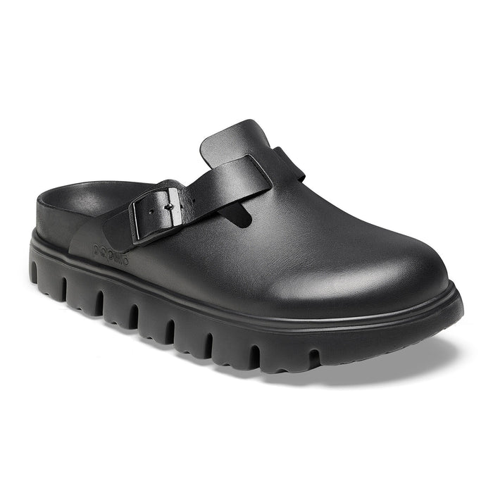 BIRKENSTOCK BOSTON CHUNKY LEATHER | BLACK