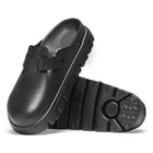 BIRKENSTOCK BOSTON CHUNKY LEATHER | BLACK