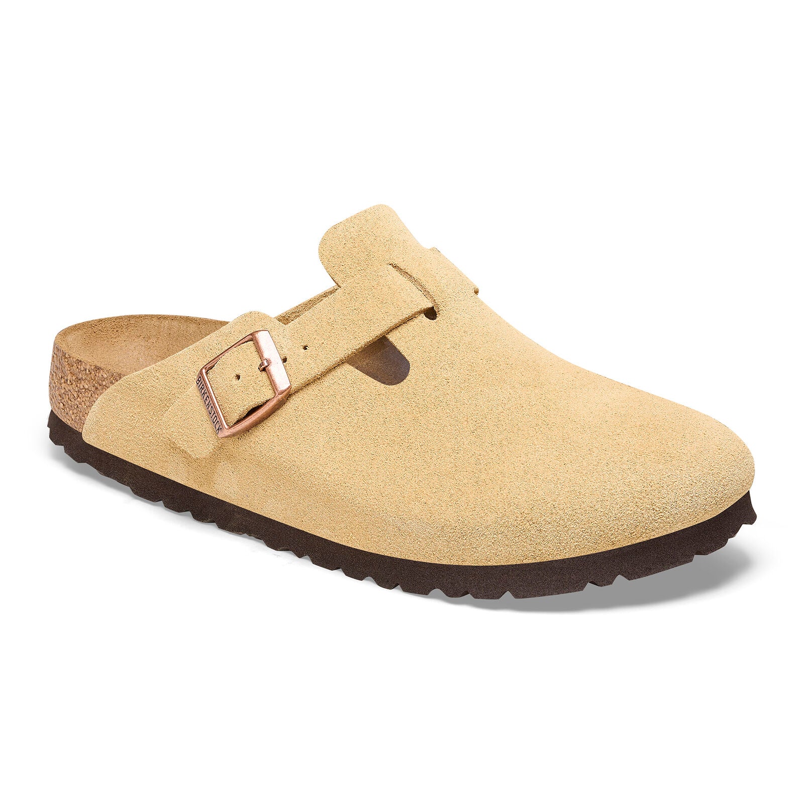 BIRKENSTOCK BOSTON SUEDE | LATTE CREAM