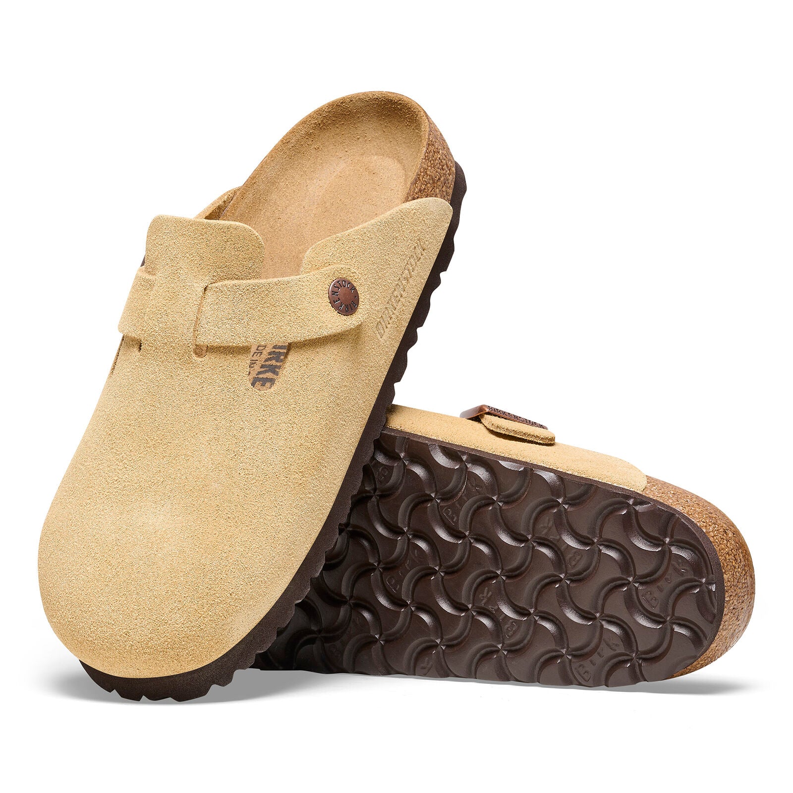 BIRKENSTOCK BOSTON SUEDE | LATTE CREAM