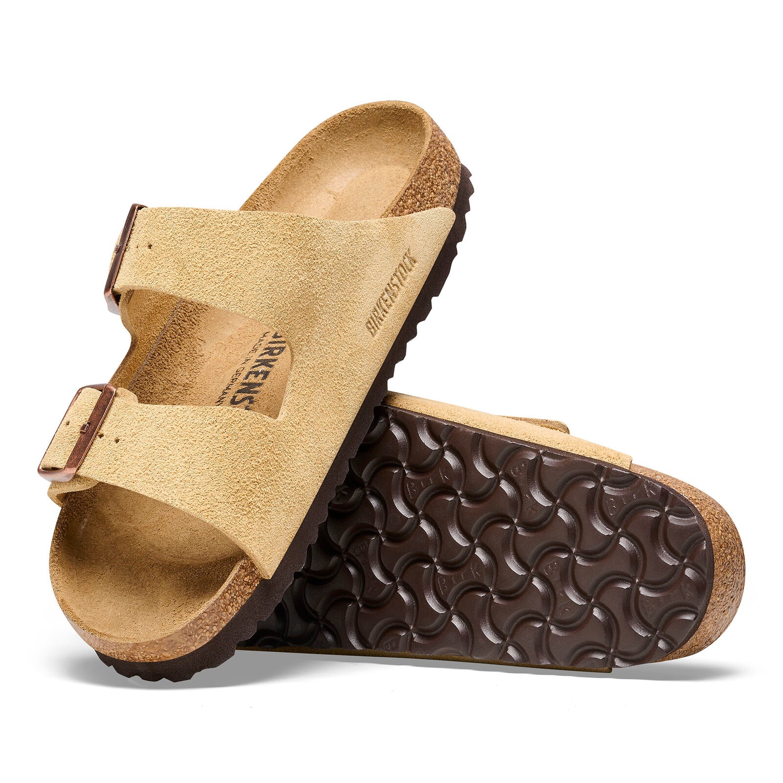 BIRKENSTOCK ARIZONA SUEDE | LATTE CREAM