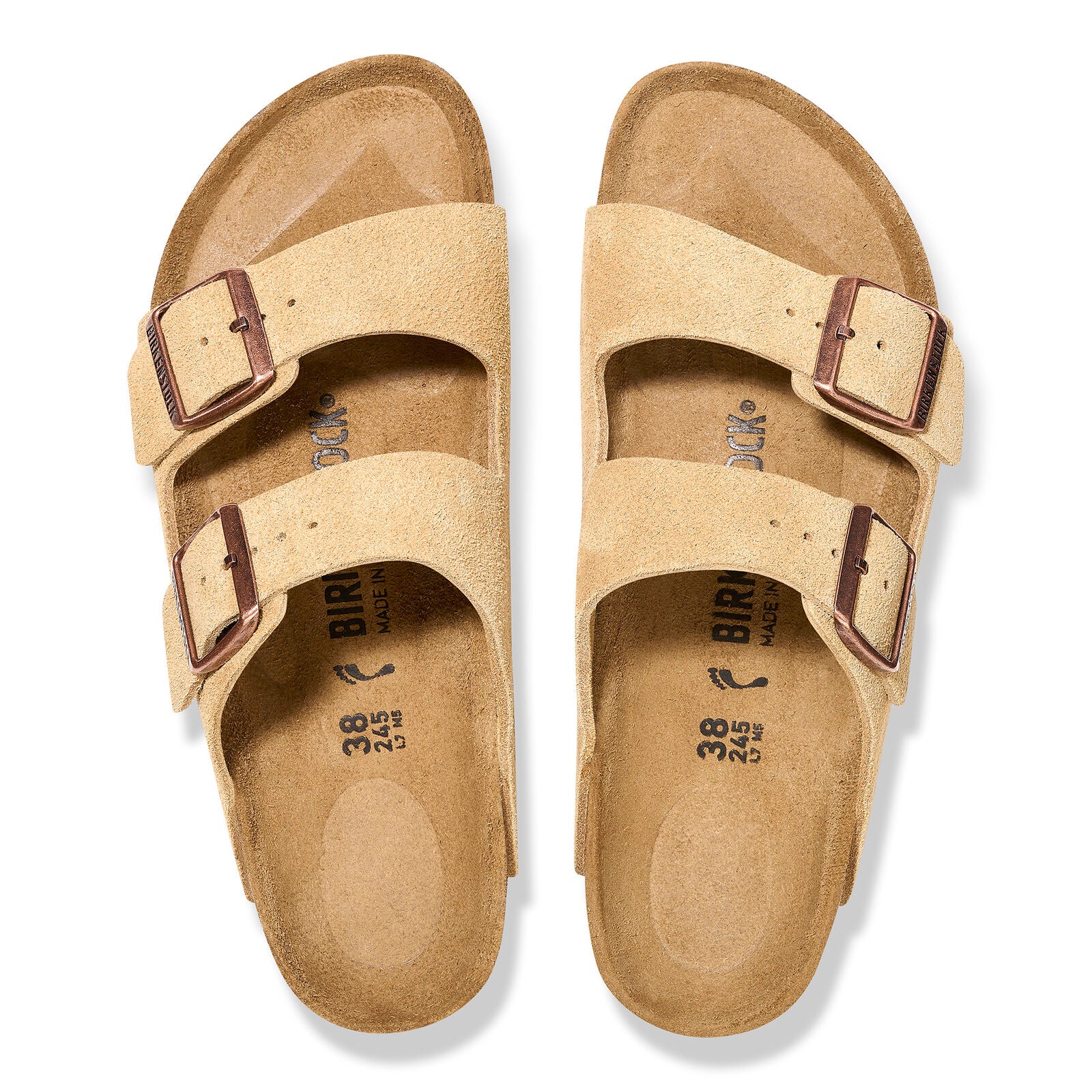 BIRKENSTOCK ARIZONA SUEDE | LATTE CREAM