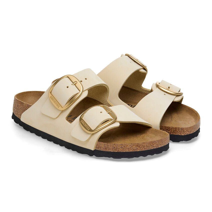 BIRKENSTOCK ARIZONA BIG BUCKLE NUBUCK | ECRU