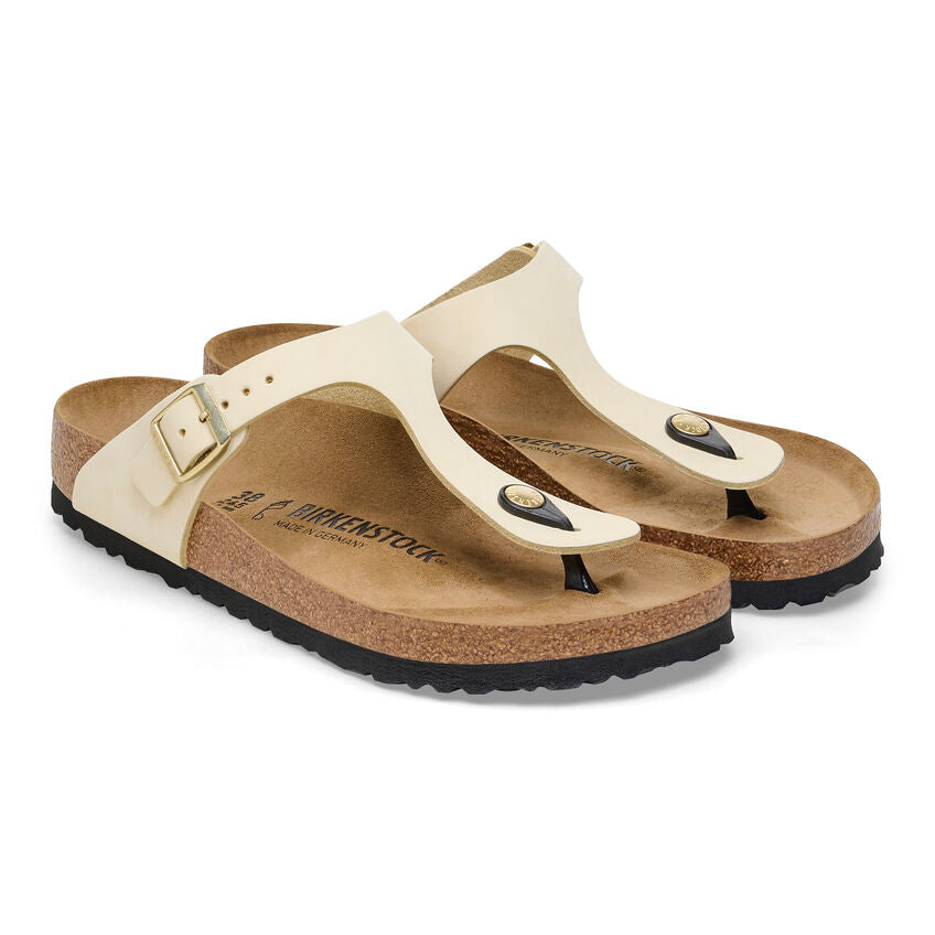 BIRKENSTOCK GIZEH NUBUCK | ECRU