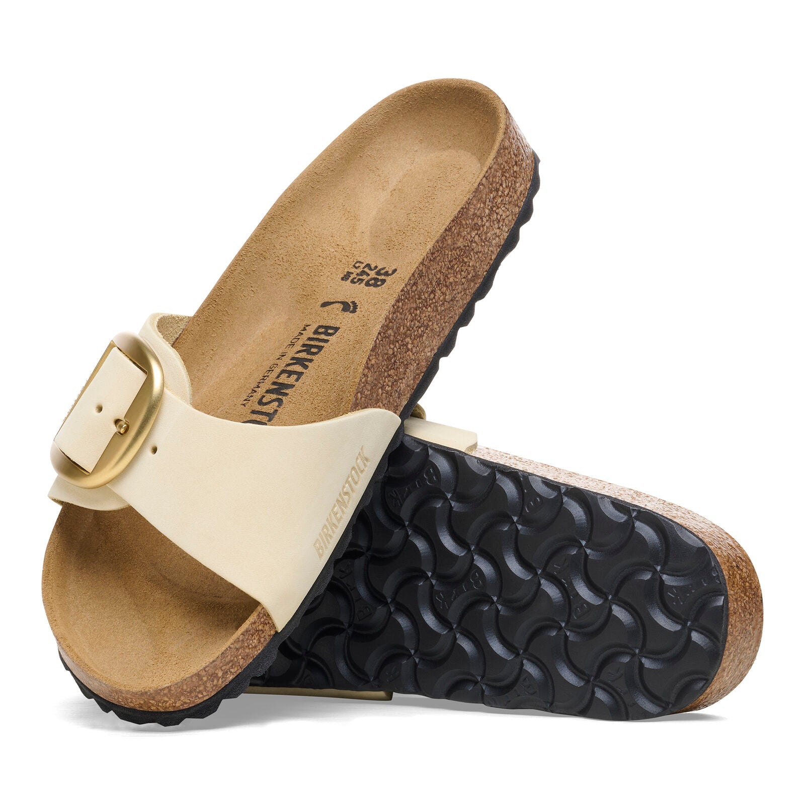 BIRKENSTOCK MADRID BIG BUCKLE NUBUCK | ECRU