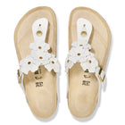 BIRKENSTOCK GIZEH FLOWER LEATHER | WHITE