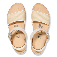 BIRKENSTOCK GLENDA LEATHER/RAFFIA | NATURAL