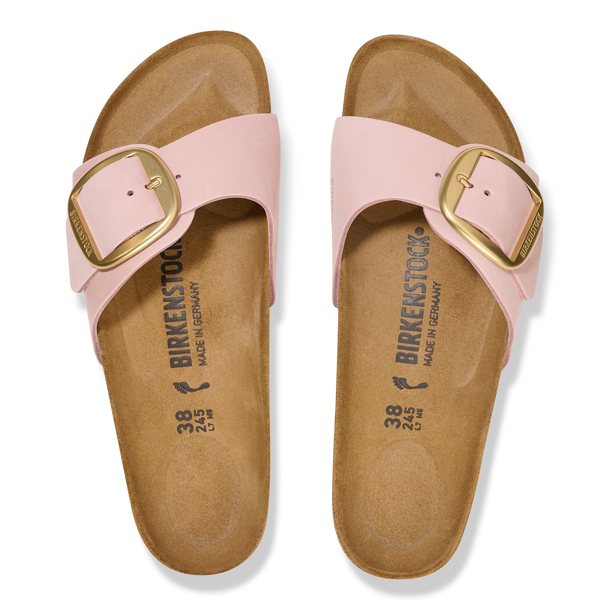 BIRKENSTOCK MADRID BIG BUCKLE NUBUCK | SOFT PINK