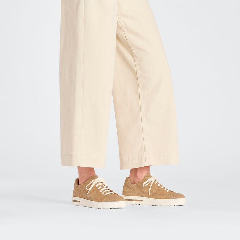 BIRKENSTOCK BEND LOW SUEDE EMBOSSED | NEW BEIGE | The Hen House