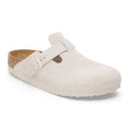 Load image into Gallery viewer, BIRKENSTOCK BOSTON SOFT FOOTBED SUEDE NARROW | ANTIQUE WHITE
