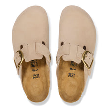 BIRKENSTOCK BOSTON BIG BUCKLE NUBUCK | SANDCASTLE