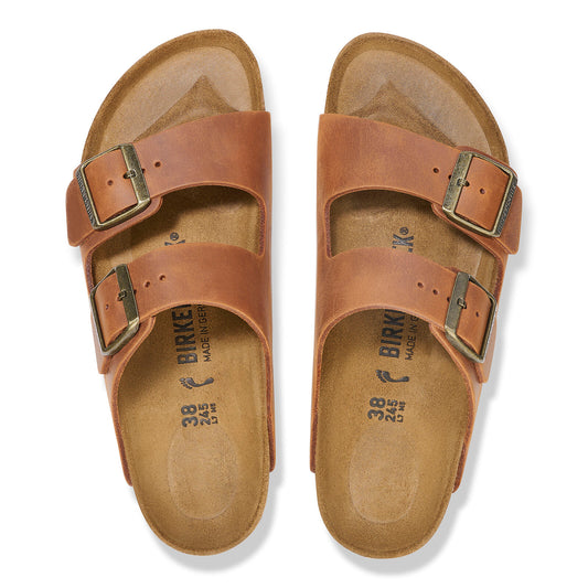 BIRKENSTOCK ARIZONA LEATHER | COGNAC