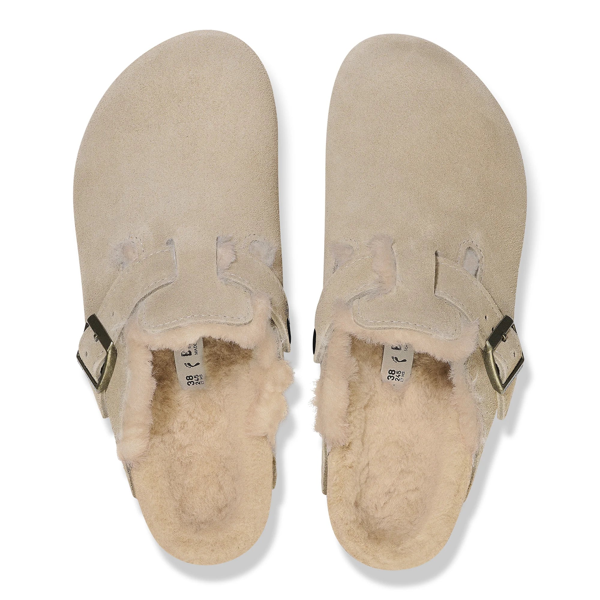 BIRKENSTOCK BOSTON SHEARLING | TAUPE