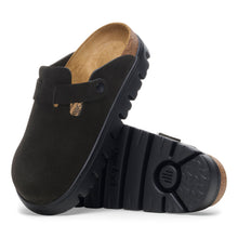 BIRKENSTOCK BOSTON CHUNKY SUEDE | BLACK
