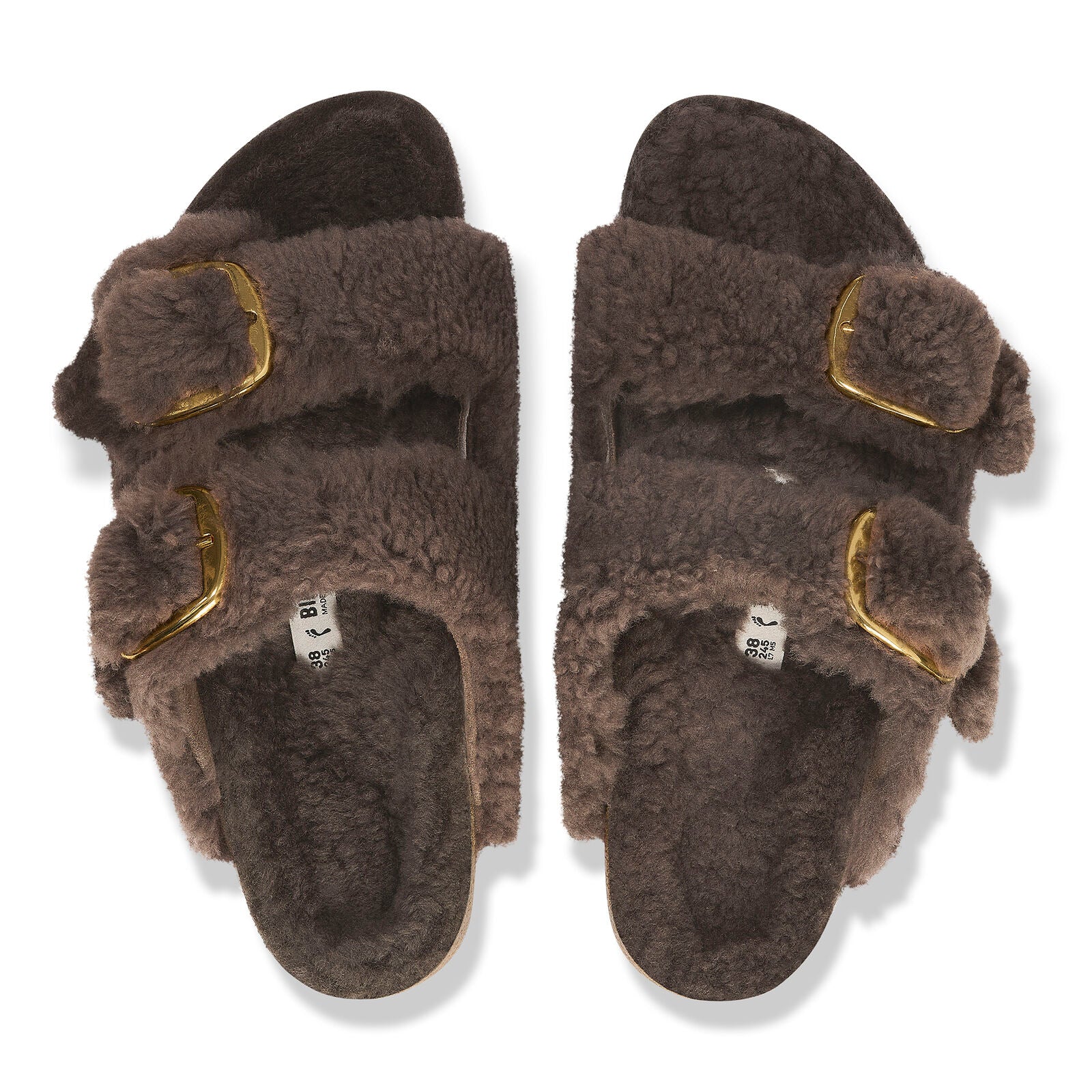 BIRKENSTOCK ARIZONA BIG BUCKLE SHEARLING | GRAY
