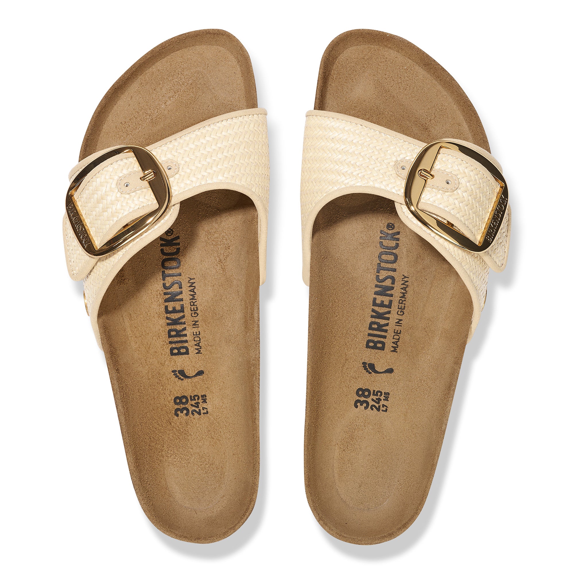 BIRKENSTOCK MADRID BIG BUCKLE | RAFFIA NATURAL