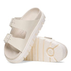 BIRKENSTOCK ARIZONA CHUNKY LEATHER | EGGSHELL