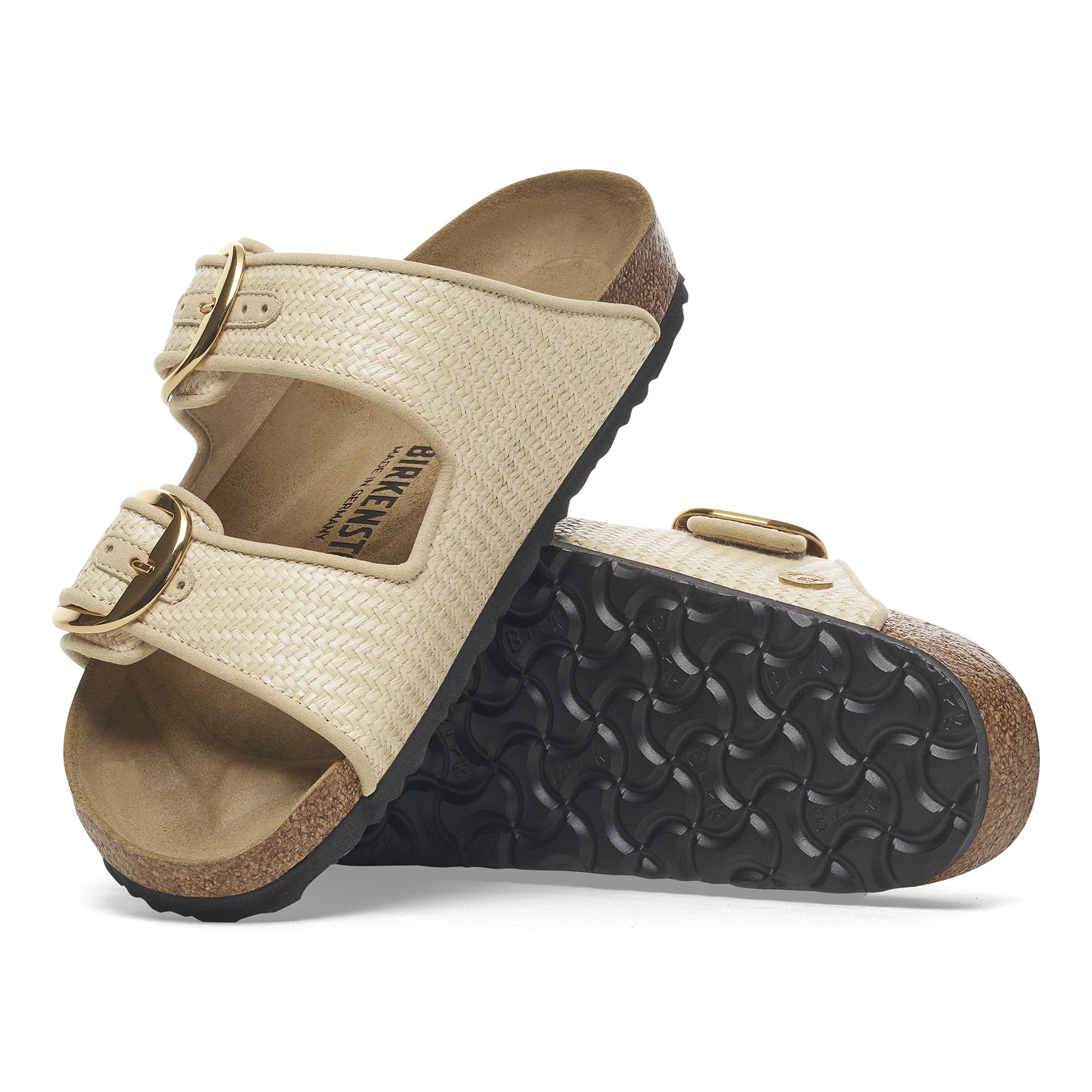 BIRKENSTOCK ARIZONA BIG BUCKLE | RAFFIA NATURAL