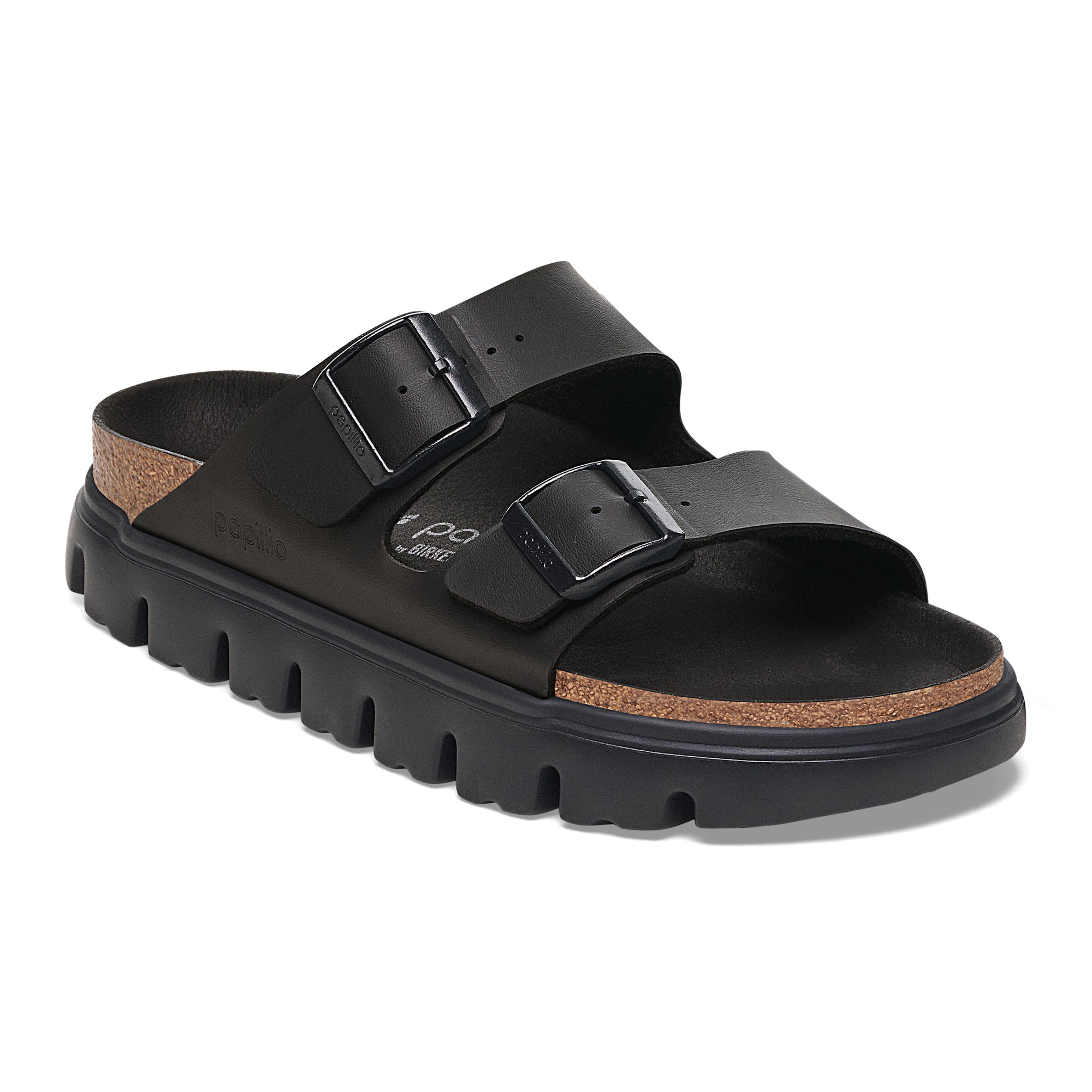 BIRKENSTOCK ARIZONA CHUNKY BIRKO FLOR | BLACK