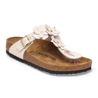 BIRKENSTOCK GIZEH FLOWER LEATHER | LIGHT ROSE