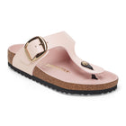 BIRKENSTOCK GIZEH BIG BUCKLE HIGH SHINE | LIGHT ROSE