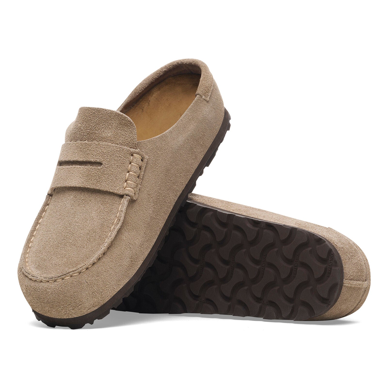 BIRKENSTOCK NAPLES WRAPPED SUEDE | TAUPE