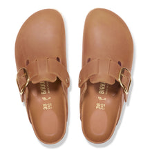 BIRKENSTOCK BOSTON BIG BUCKLE LEATHER | COGNAC