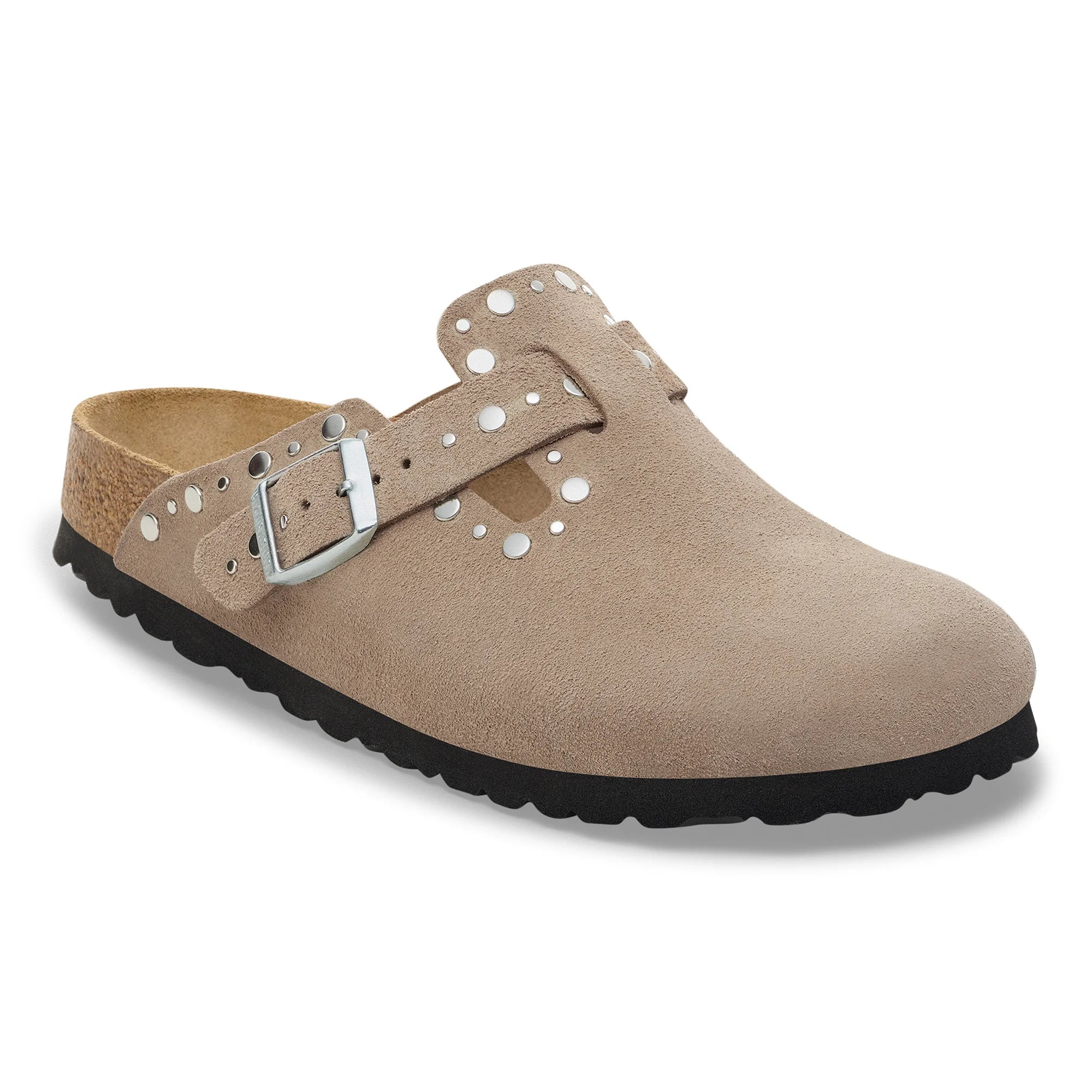 BIRKENSTOCK BOSTON RIVETS | TAUPE