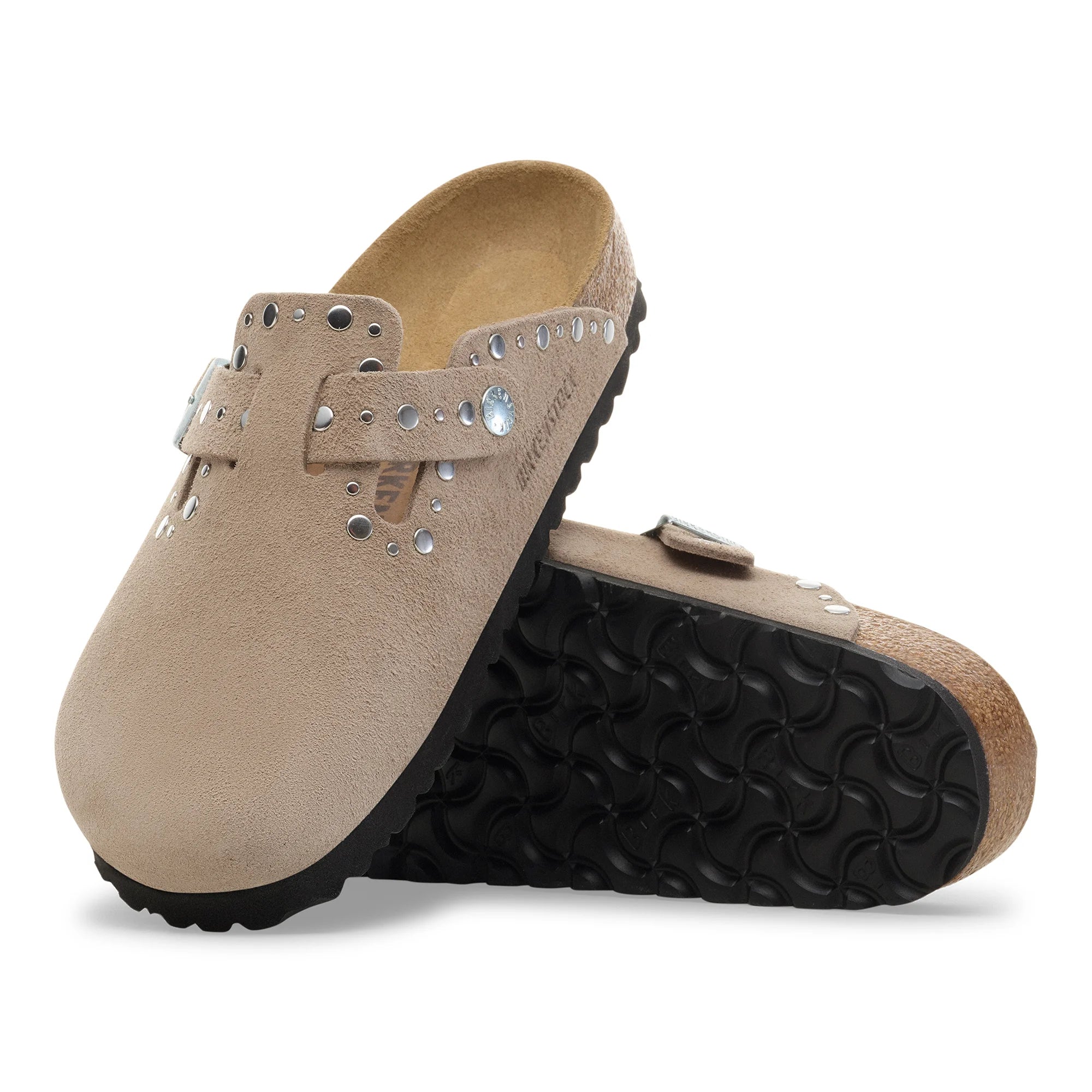 BIRKENSTOCK BOSTON RIVETS | TAUPE