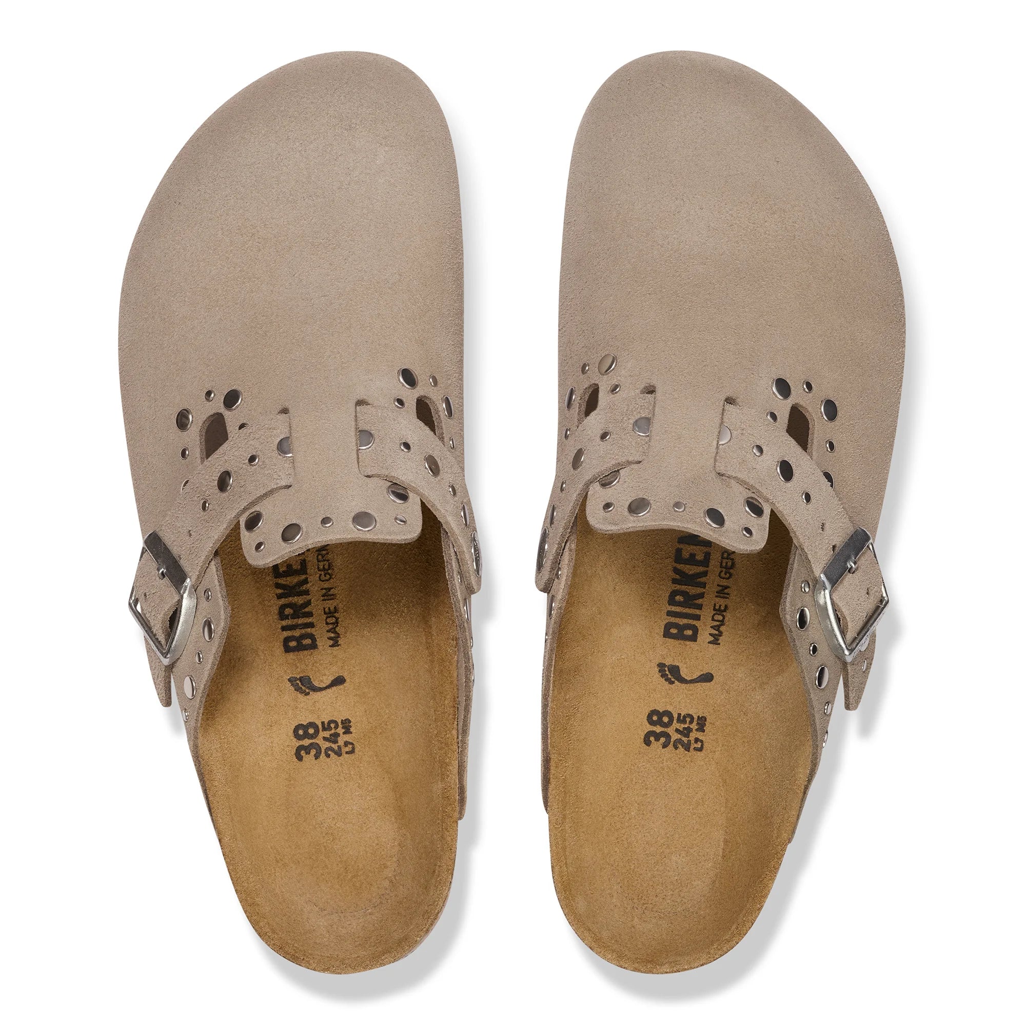 BIRKENSTOCK BOSTON RIVETS | TAUPE
