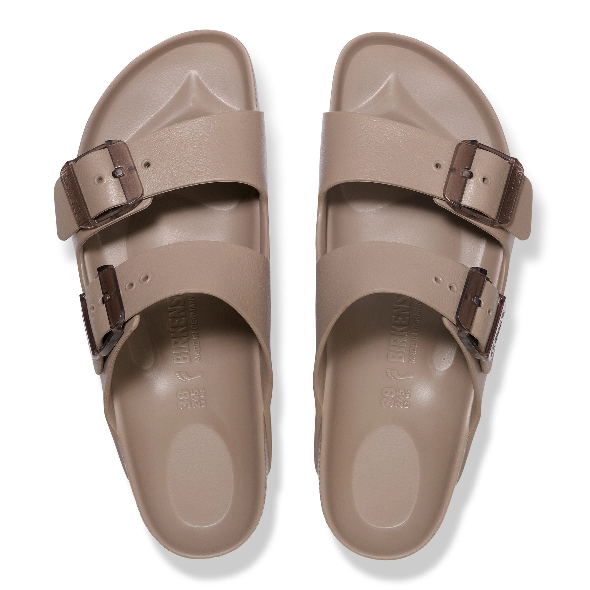 BIRKENSTOCK ARIZONA STEALTH BUCKLE EVA | GRAY TAUPE