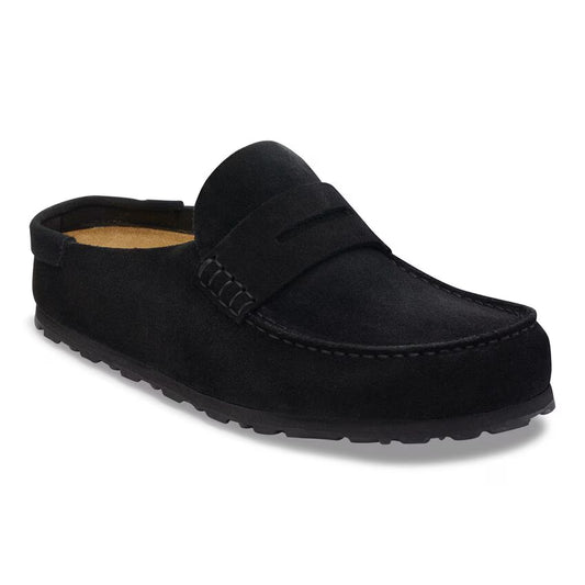 BIRKENSTOCK NAPLES WRAPPED SUEDE | BLACK