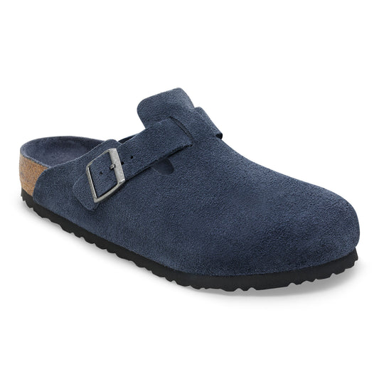 BIRKENSTOCK BOSTON SOFT FOOTBED | NEW NAVY