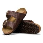 BIRKENSTOCK ARIZONA BIG BUCKLE | RAFFIA CARAFE