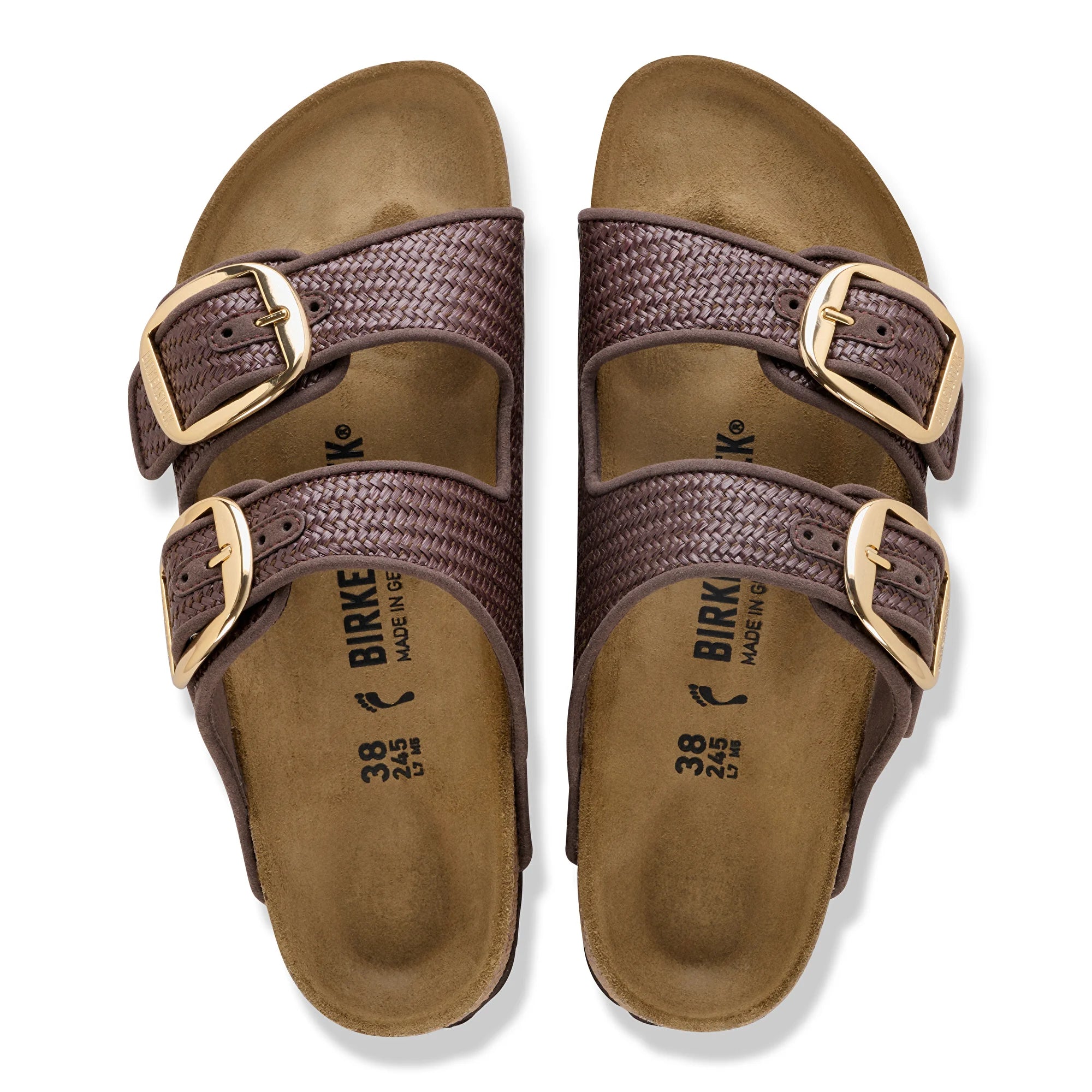 BIRKENSTOCK ARIZONA BIG BUCKLE | RAFFIA CARAFE