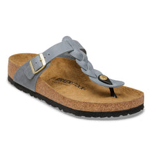 BIRKENSTOCK GIZEH BRAIDED LEATHER | BASALT GRAY