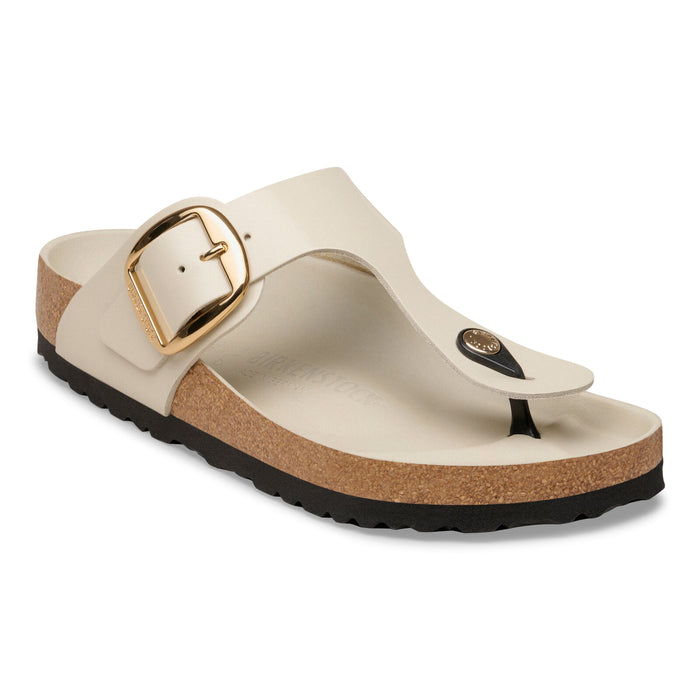 BIRKENSTOCK GIZEH BIG BUCKLE HIGH SHINE | OYSTER