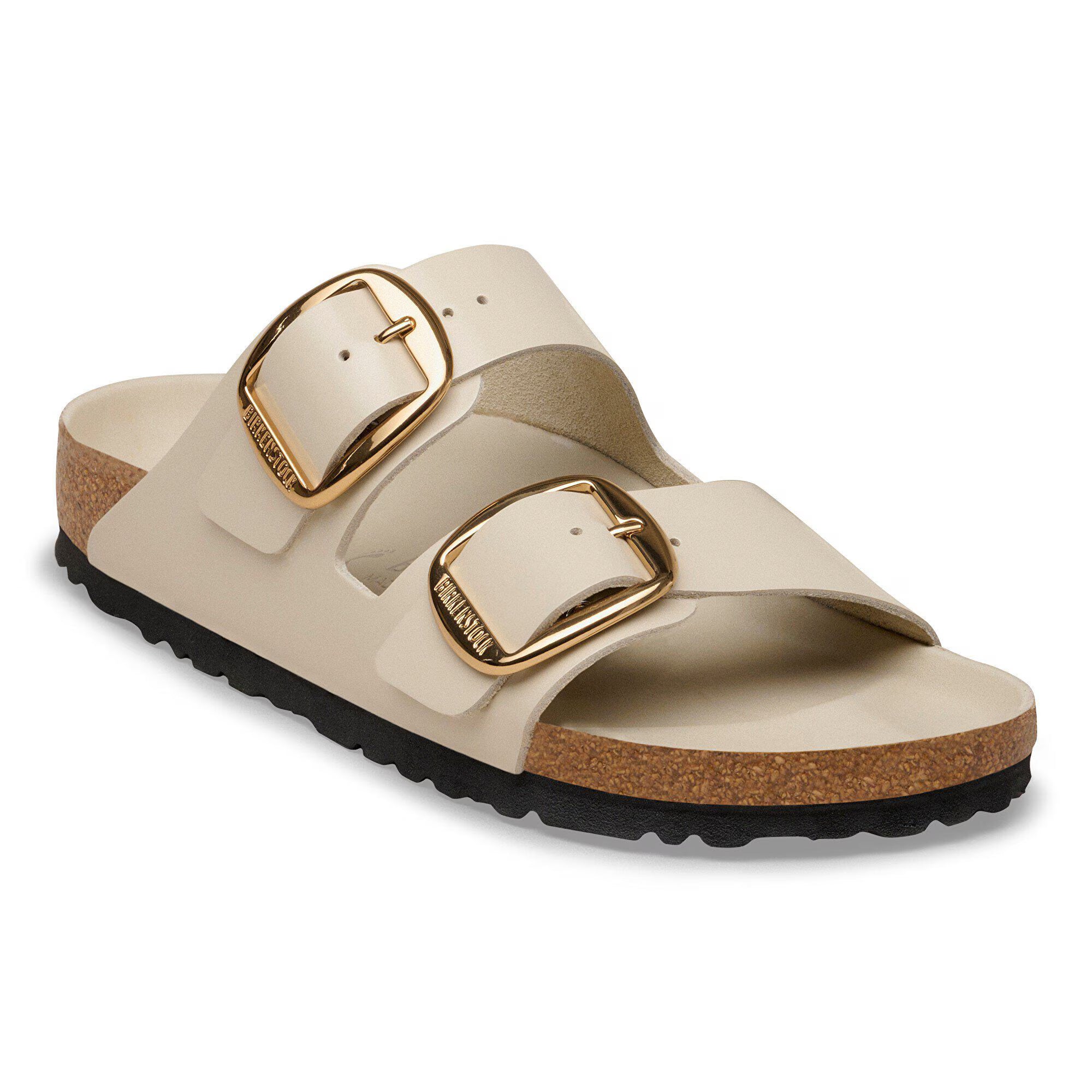 BIRKENSTOCK ARIZONA BIG BUCKLE HIGH SHINE | OYSTER