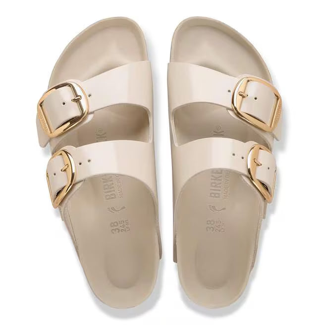 BIRKENSTOCK ARIZONA BIG BUCKLE HIGH SHINE | OYSTER