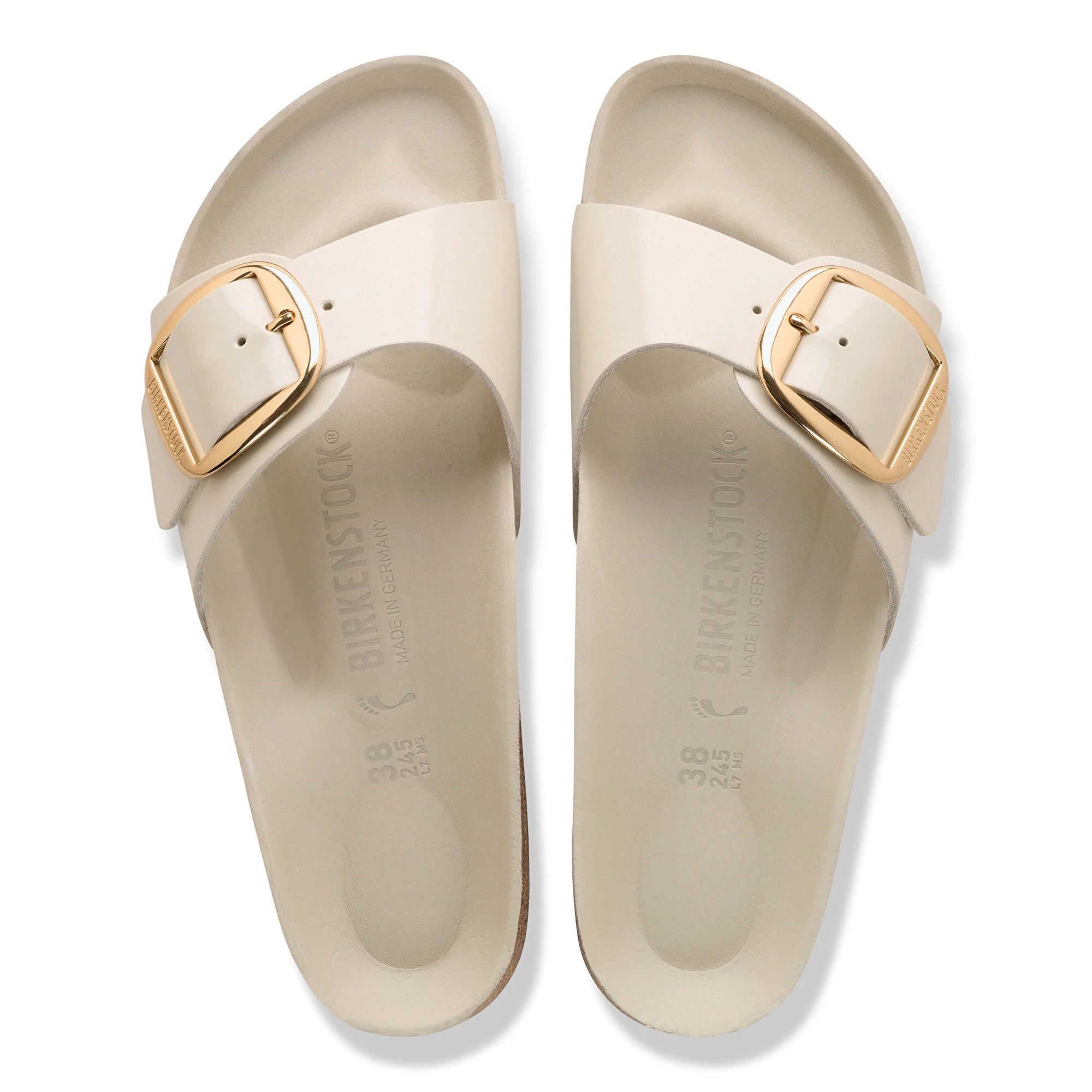 BIRKENSTOCK MADRID BIG BUCKLE HIGH SHINE | OYSTER