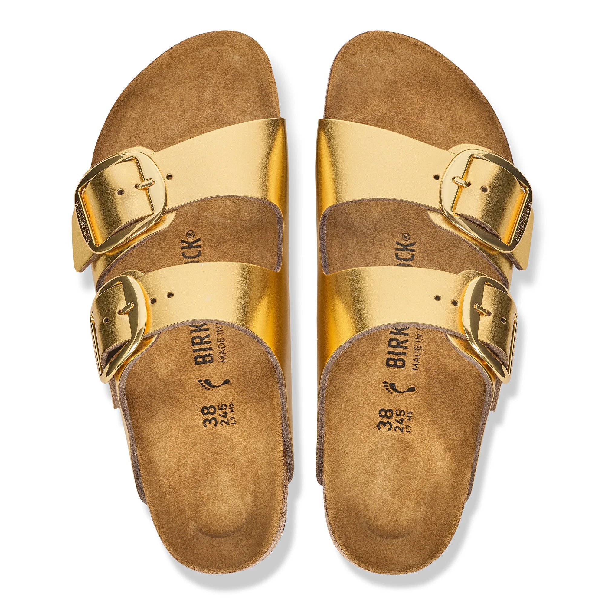 BIRKENSTOCK ARIZONA BIG BUCKLE | METALLIC GOLD