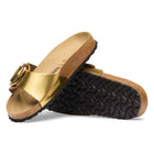BIRKENSTOCK MADRID BIG BUCKLE | METALLIC GOLD