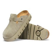BIRKENSTOCK BOSTON CHUNKY SUEDE | TAUPE