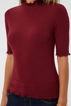CREAM RIBBA TURTLENECK | CABERNET