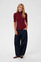 CREAM RIBBA TURTLENECK | CABERNET