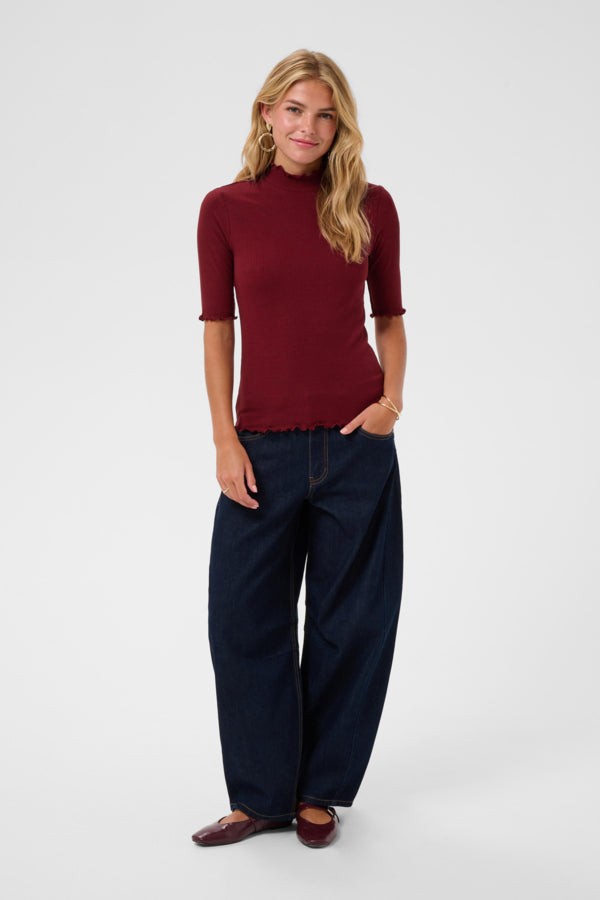 CREAM RIBBA TURTLENECK | CABERNET