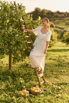 CREAM ZAMMI DRESS | SNOW WHITE